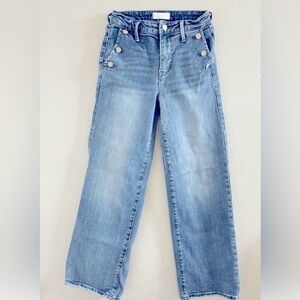 Flying Monkey Blue Flare Wide Leg Jeans